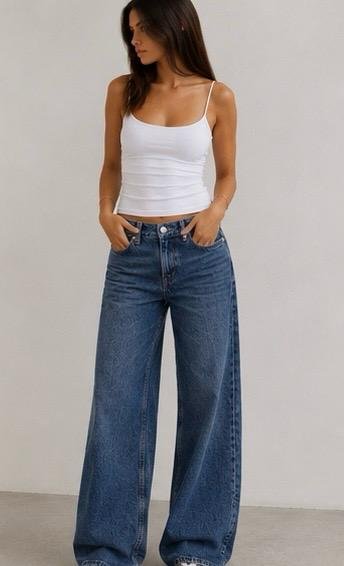 Pantalones Wide leg