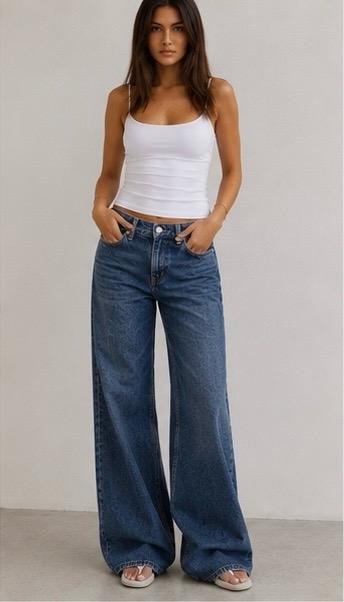 Pantalones Wide leg